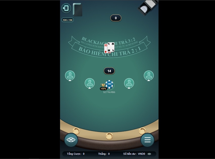 Các bước chơi Blackjack Trực Tiếp Sbobet